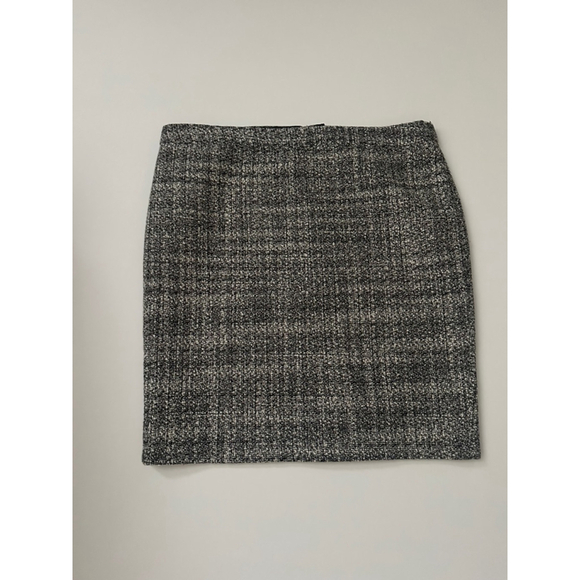 Women's Dalia Collection Gray Tweed Pencil Skirt - Picture 1 of 4